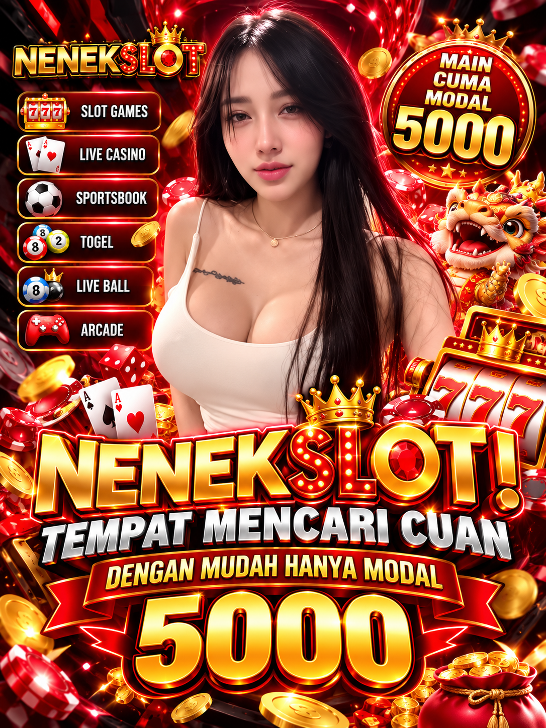 NENEKSLOT? Kata Kunci Bermain Game Online Deposit 5000 Auto Jadi Sultan